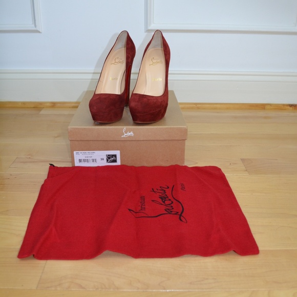 Christian Louboutin Shoes - Christian Louboutin Red Bibi 140pumps, Size 38 NIB